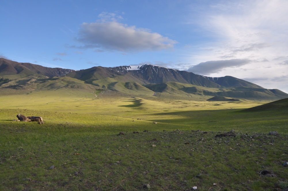 Berg bei Abendstimmung