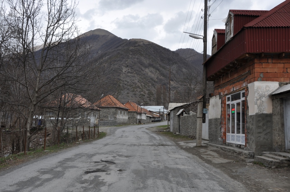 Bergdorf in Aserbaidschan