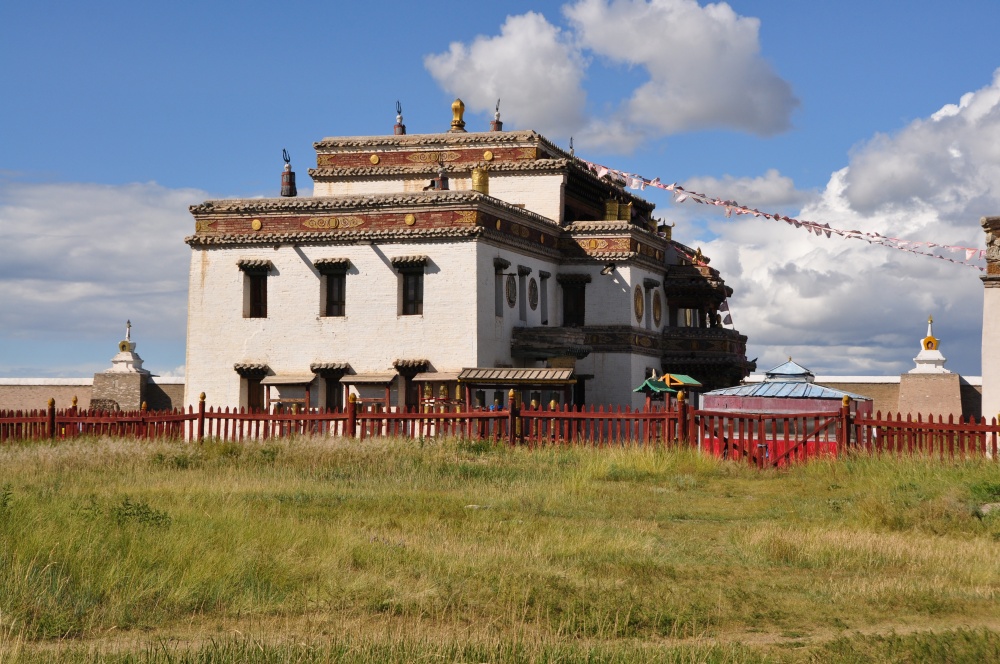 Bewohnte Kloster Erdene Zuu