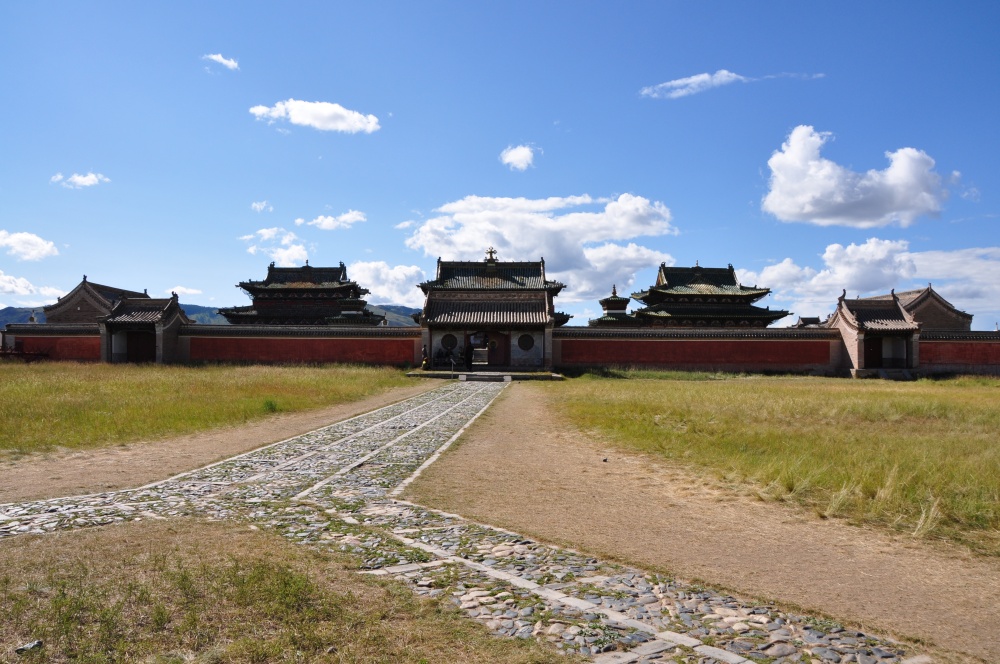 Mauer um die Tempel Erdene Zuu