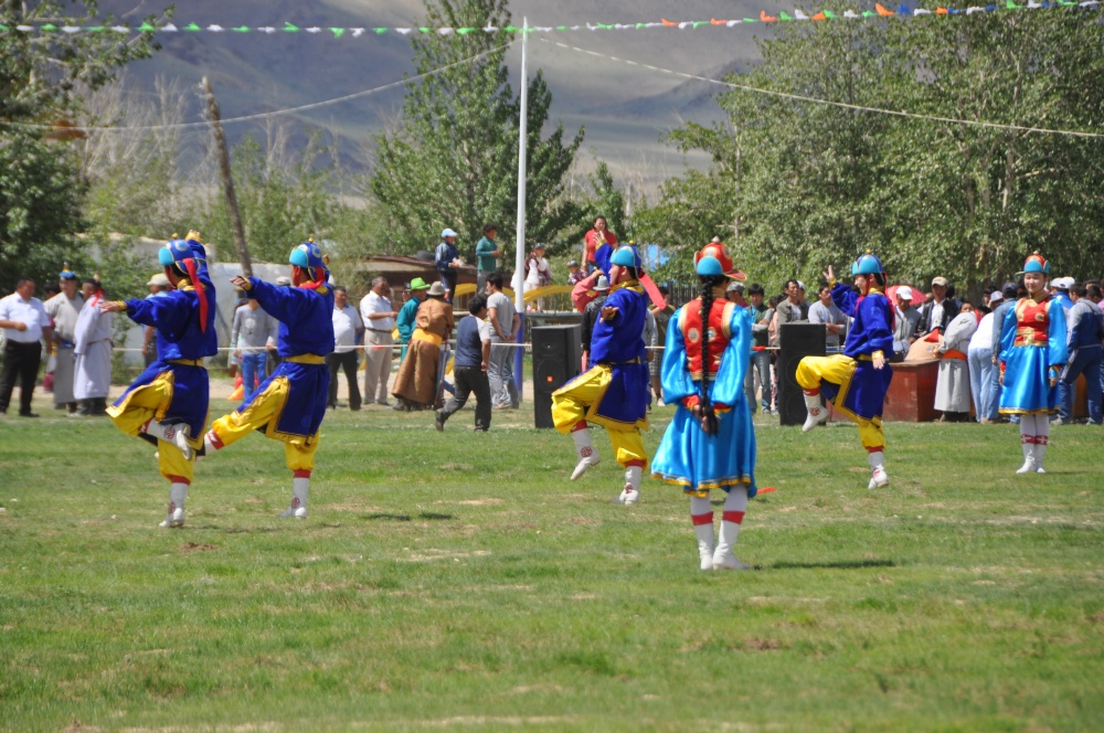 Mongolische Tanzgruppe
