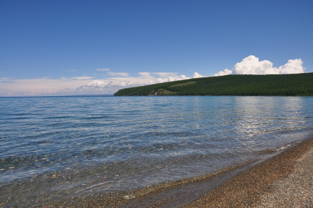 Steinstrand beim Khövsgöl