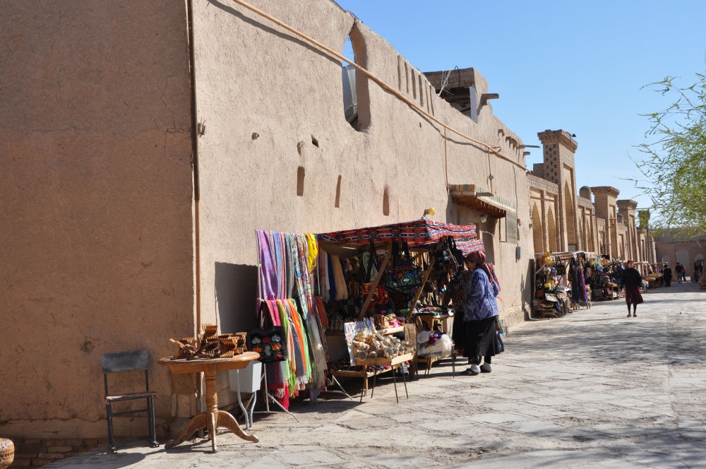 Touristenstände in Khiva