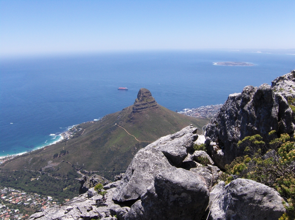 Blick auf Lion's Head