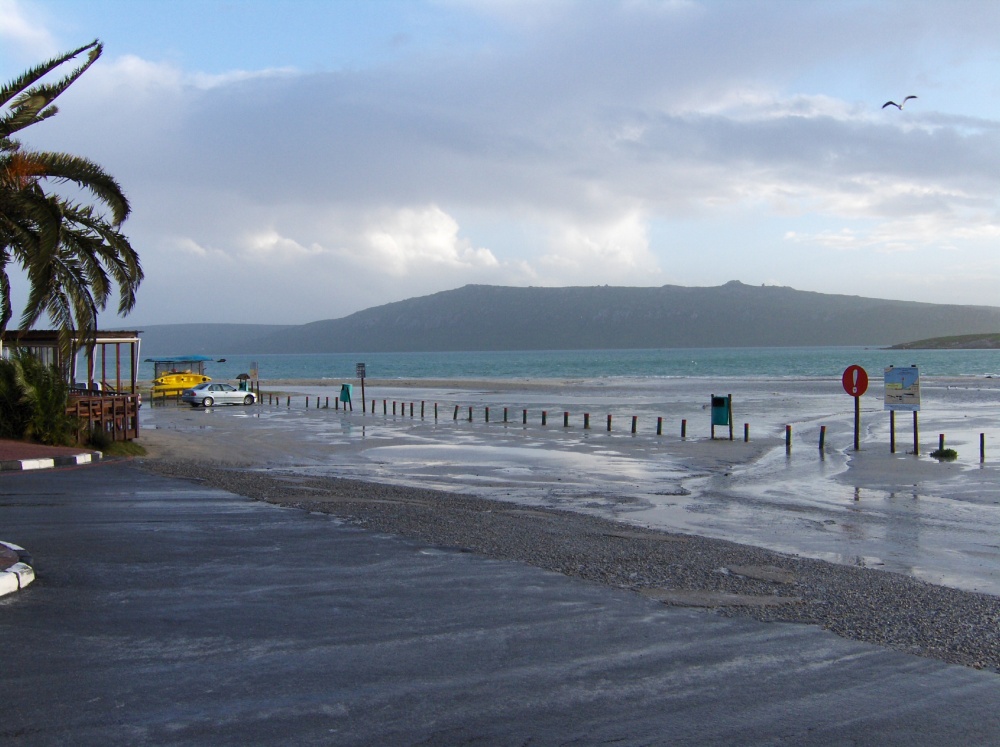 Bucht mit Landzunge von Langebaan