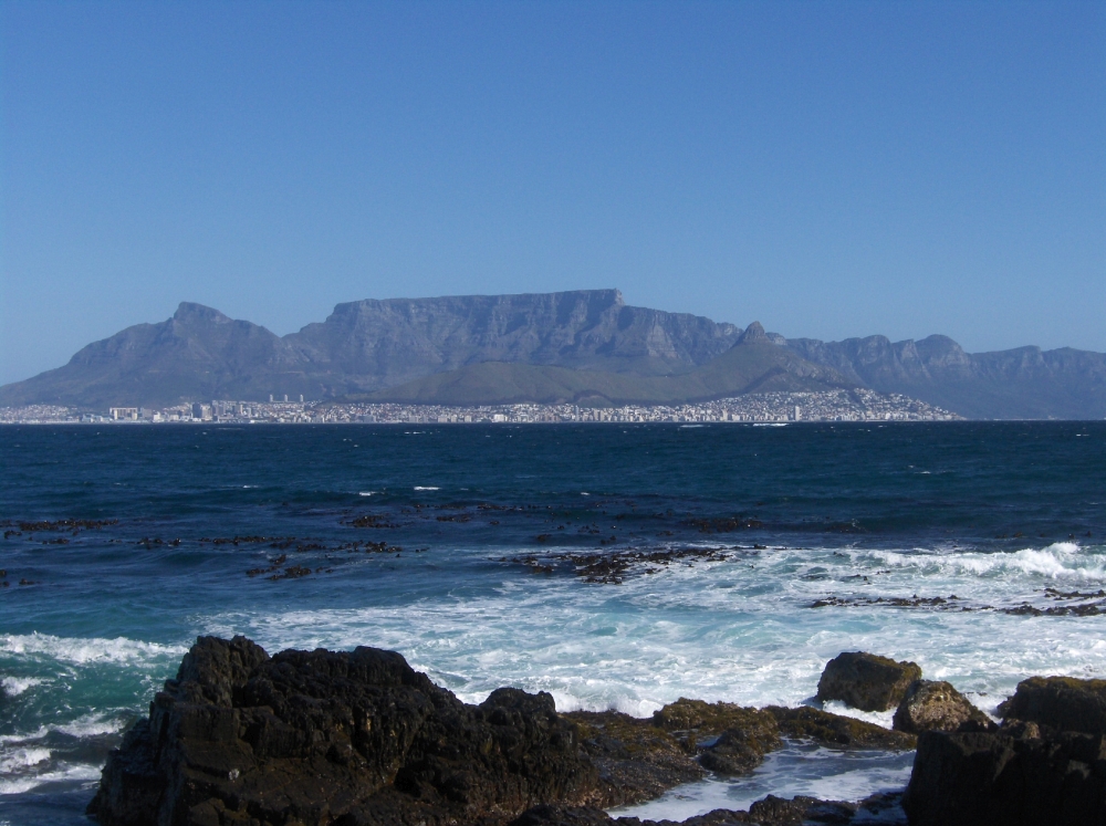 Meer, Table Mountain, Kapstadt