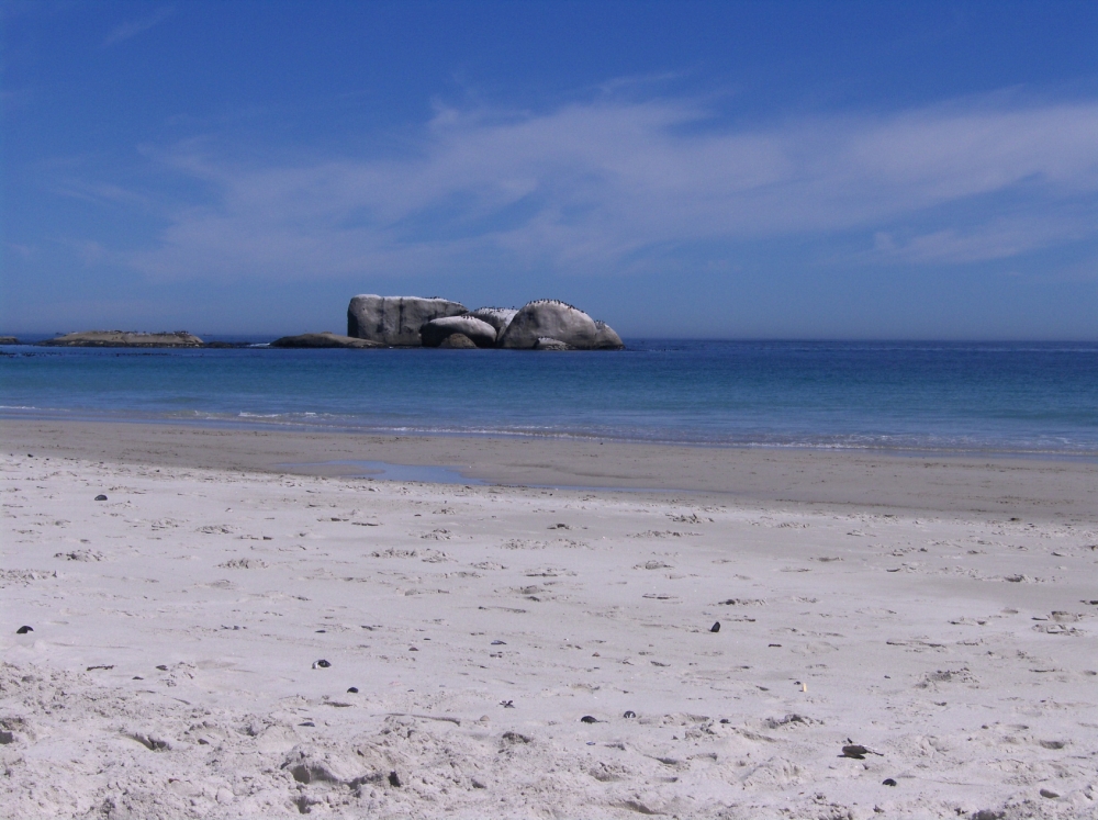 Strand, Felsen im Meer, Clifton