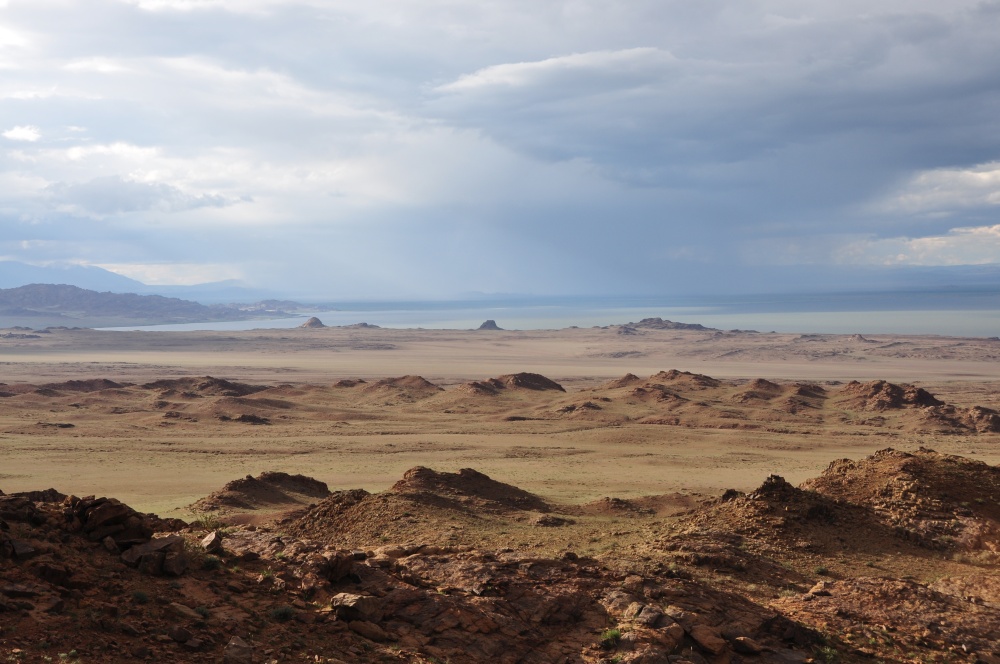 Rote Granitfelslandschaft