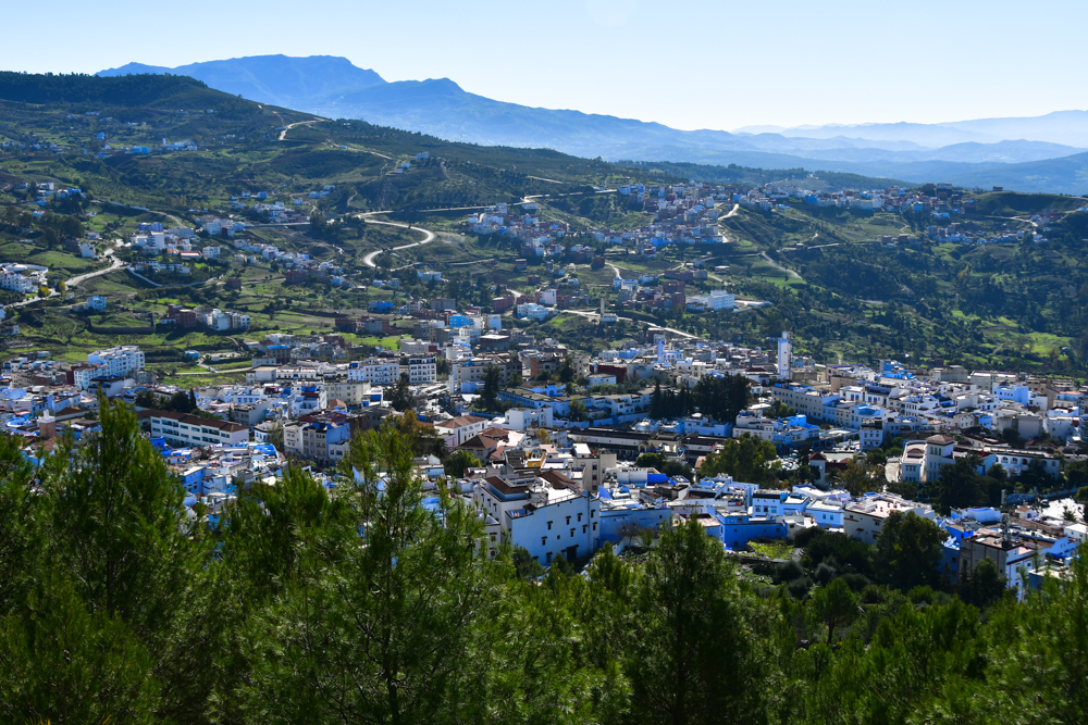 Chefchaouen von oben