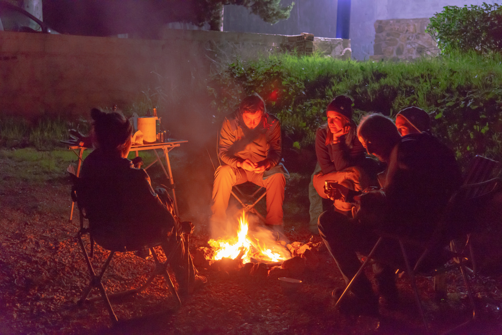 Lagerfeuer Silvester