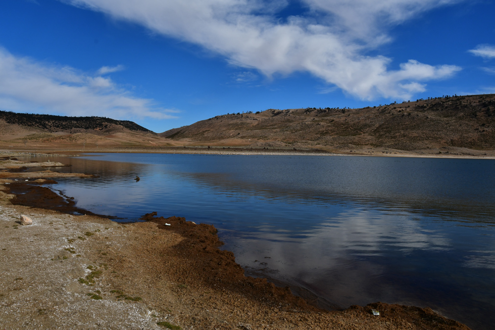 Vulkansee in den Bergen