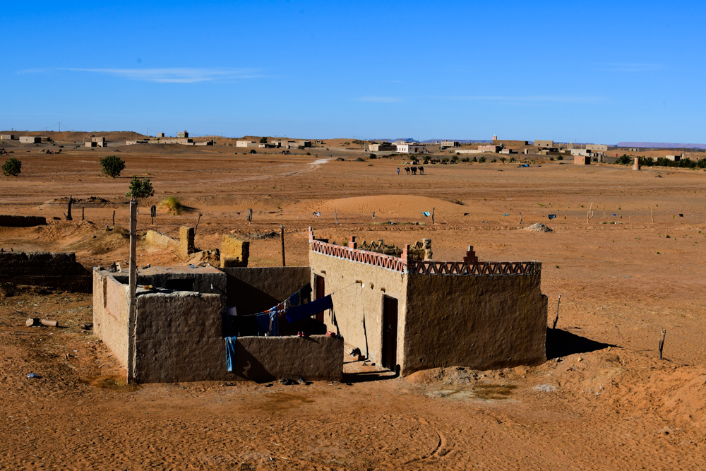 Kleine Haeuser Erg Chebbi