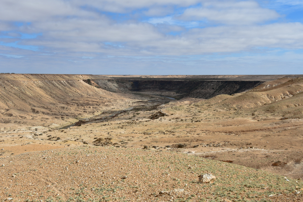 Wasserfall in Westsahara ferne